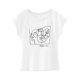 thumbnail image 2 of Camiseta de mujer con cuello redondo, camiseta básica ligera para ir de compras, regalo para mujer S, 2 of 8