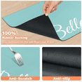 thumbnail image 5 of Personalized Pet Bowl Placemat with Name Picture,Custom Dog & Cat Food Feeding Mat with Non-Slip Backing,Pet Feeding Mats Gifts for Cat & Dog Mom Pet Owner Mint green 17x30in, 5 of 9