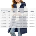 thumbnail image 3 of BLVB Boys Girls Long Hooded Puffer Vest Winter Warm Zip up Padded Coat Teen Kids Thick Jacket with Pockets(Navy,10-11 Years), 3 of 9