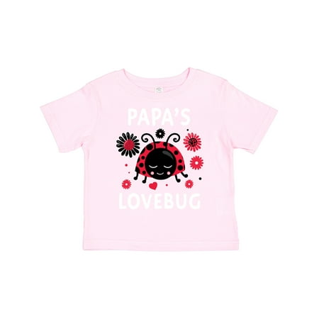 

Inktastic Valentine s Day Papa s Lovebug Gift Toddler Boy or Toddler Girl T-Shirt