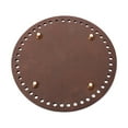 thumbnail image 1 of lionlar DIY Crochet Bag Bottom Handbag Making with Holes Shaper Base PU Leather 15cm, 1 of 8