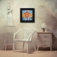 thumbnail image 3 of Sheldon Lewis 12x12 Black Modern Wood Framed Wall Art Titled - Relax, 3 of 6