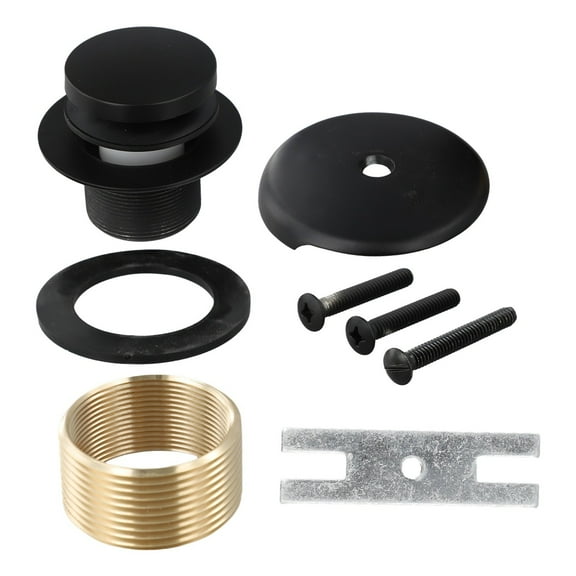 1set Single Hole Bathtub Drain For Tub Drain Single Hole Overflow Panel Tub Drain Conversion Kit Home Improvement Spare Parts