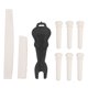 thumbnail image 4 of Folk Guitar Bridge Pin Kit, Guitar Bone Saddle Guitar Pin Remover  For Music Lovers For Guitar Players ANGGREK Folk Guitar Bridge Pin Kit, 4 of 8