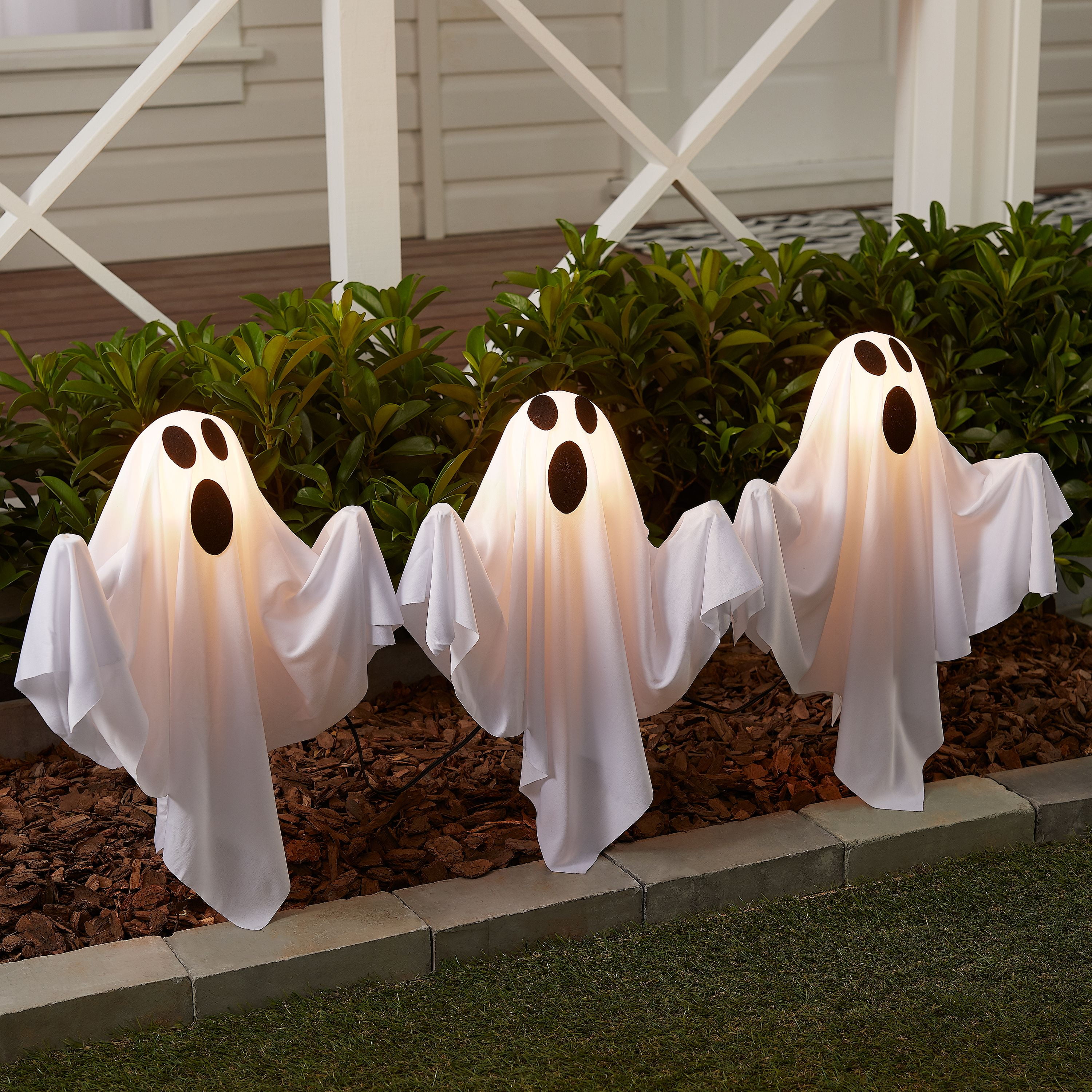 Way to Celebrate Light Up Ghost  Lawn  Stakes Outdoor 