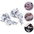 thumbnail image 4 of Miangastore 1 Pair Rhinestone Shoe Clips Shoe Charms Wedding Shoe Decorations Bride Shoe Clips, 4 of 8