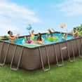 thumbnail image 5 of Funsicle 18 Ft Oasis Designer Lap Above Ground Pool with Pump, Rectangular Frame, 5 of 9
