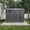 Grey, variant on CQSXDA 8x6 Feet Galvanized Steel Storage Shed with Weatherproof Design, Sliding Door, Window & Utility Vents,Brown