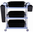 thumbnail image 4 of Teyyvn 13 L Plastic Bus Box, Commercial Utility Box, 4-Pack, Black, 4 of 7