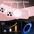 thumbnail image 5 of for iPhone 16 Pro Max Case Super Magnetic [Compatible with MagSafe] TPU Protective Translucent Matte Smooth Phone Case for iPhone 16 Pro Max 6.9'', Pink, 5 of 5