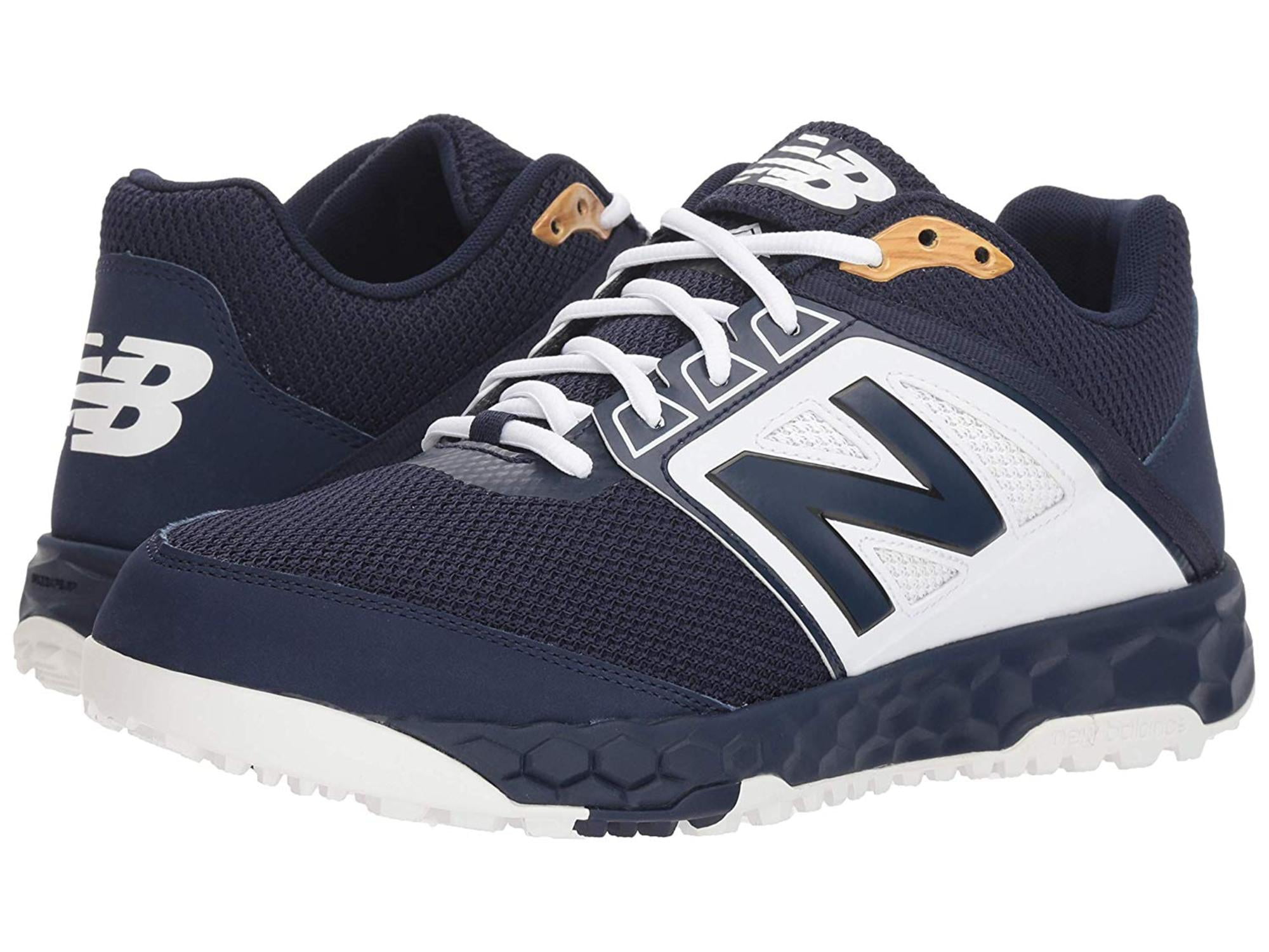 navy new balance turf shoes