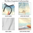 thumbnail image 4 of luoweisi Men's Beach Shorts Quick Dry Swim Trunks with Mesh Lining Starfish 2XL, 4 of 5