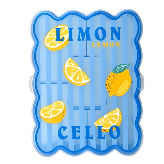 Cook with Color Lemon Snack Box with Lid, Figural Food Storage Container
