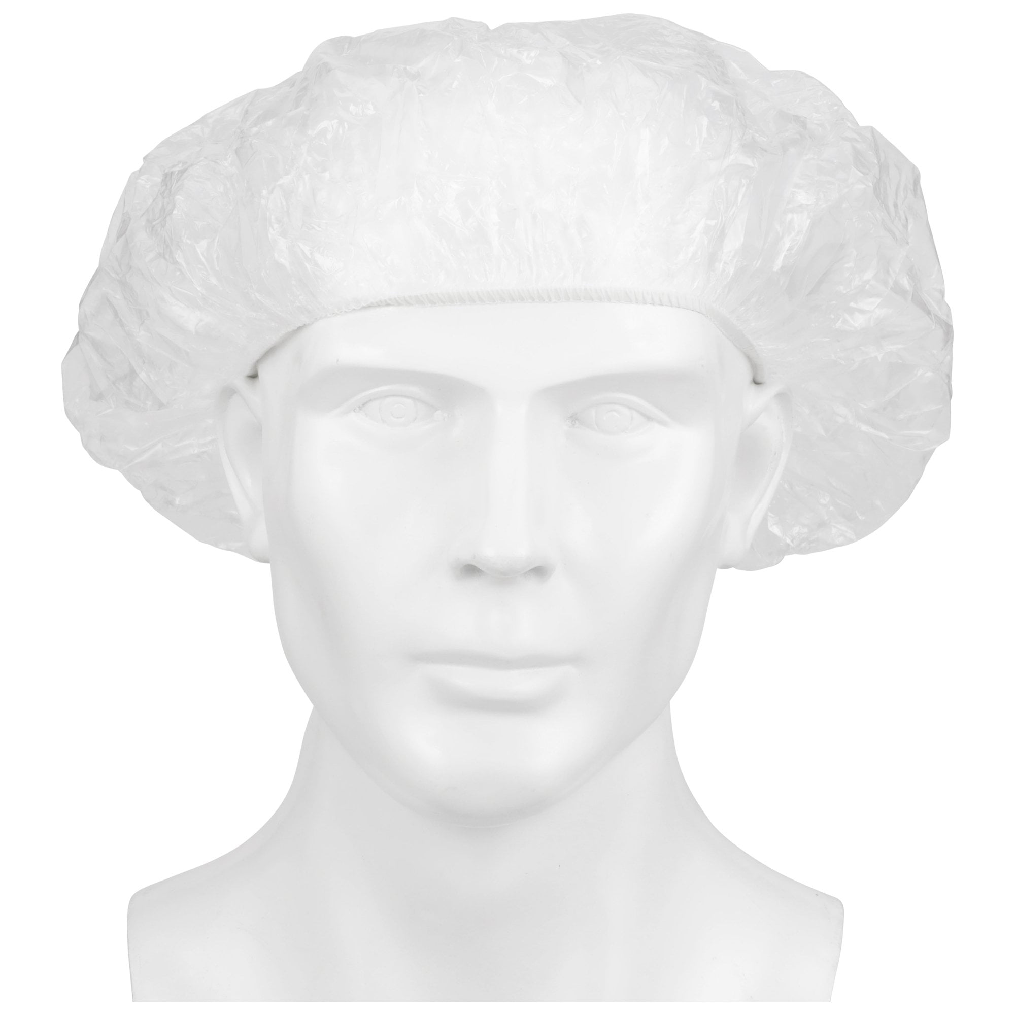 McKesson Shower Cap - Clear, Disposable Hair Cover for Men or Women, One Size, 2000 Ct
