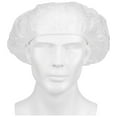 thumbnail image 2 of McKesson Shower Cap - Clear, Disposable Hair Cover for Men or Women, One Size, 200 Ct, 2 of 3