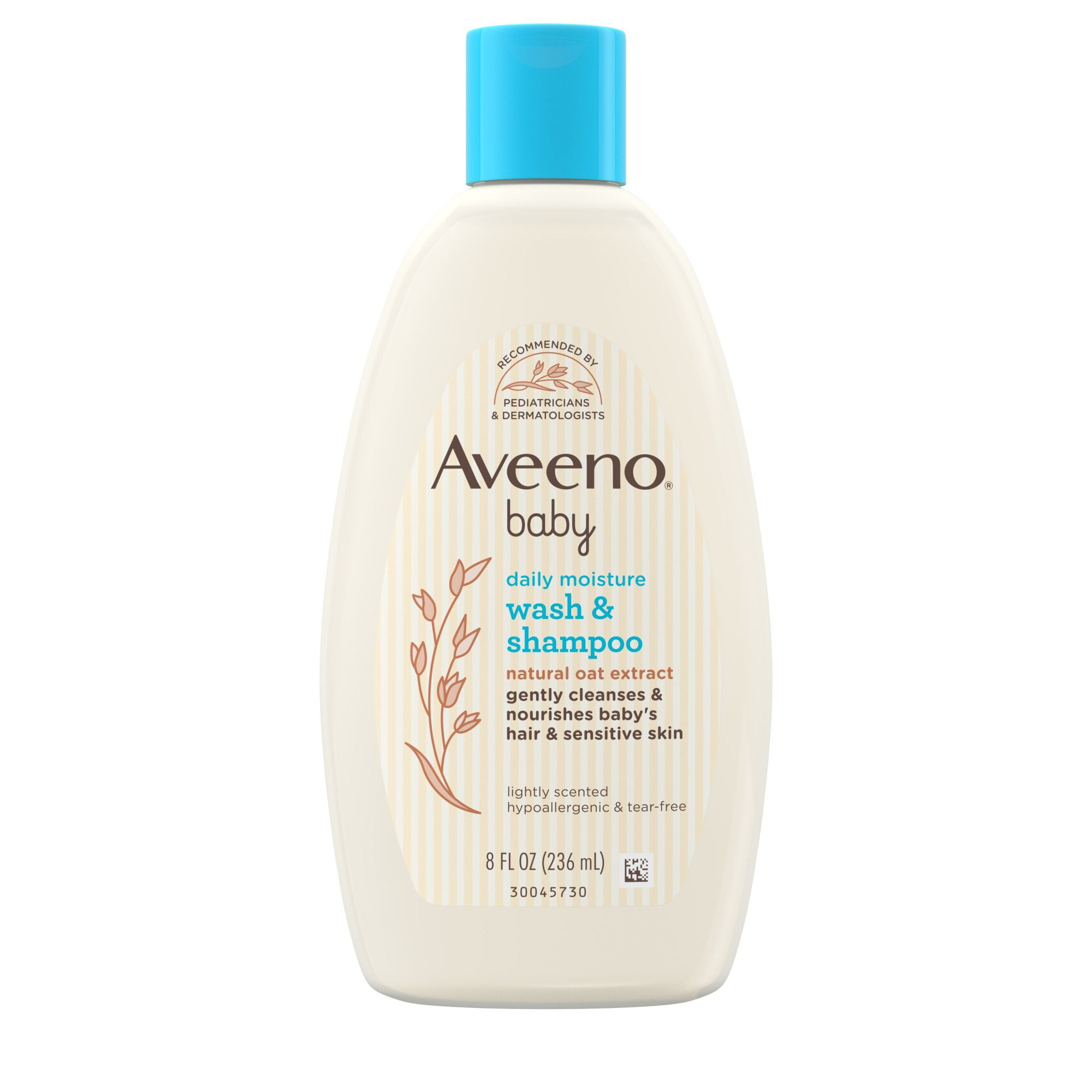Pack of 2 Aveeno Baby Wash & Shampoo, 8 oz (Package May Vary)