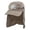 Khaki, variant on Logo Traveller Flap Sun Hat - Woodland Camo