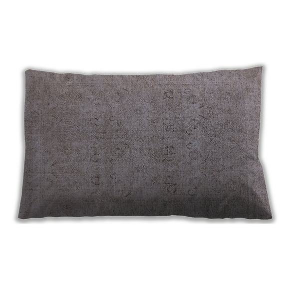 Ahgly Company Outdoor Rectangular Mid-Century Modern Lumbar Throw Pillow, 13 inch by 19 inch
