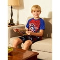 thumbnail image 2 of Boys' Pajamas Set Short Sleeves Tops & Shorts 2-Piece Printed Kid Sleepwear Pajamas Set for Boys 6-14Y, 2 of 10