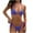 Navy, variant on Odeerbi Sexy Two Piece String Bikini Set for Women Tie Side Triangle Swimsuit Halter Beachwear Bathing Suit Quick Drying Backless Lace Stripe Swimwear Set Pink