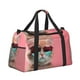 thumbnail image 2 of Disketp Cool Cat Pink Sunglasses Bolsa de Viaje Tipo Duffle, Bolso de Mano para Fin de Semana para Mujer, Bolsa de Gimnasio Ligera para Hombre, Esencial para Viajes, 2 of 7