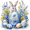 thumbnail image 1 of 5D DIY Taladro Pascua Conejo Arte Artesanía 30x30cm, 1 of 9