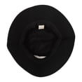 thumbnail image 3 of Sombrero de pescador Nikou negro con estampado de letras ala ancha 56-58cm, 3 of 9