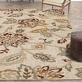 thumbnail image 5 of Superior Jacobean Floral Indoor Runner Rug, 2' 7" x 8', Stone, 5 of 5