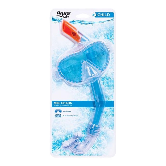 Aqua 8012817 Assorted Color Mask & Snorkel Set - Pack of 6