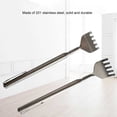 thumbnail image 3 of Soidarity Telescopic Back Scratcher Portable Travel Scratching Skin Massager Home Itching Extender Steel Manual Stainless Handheld Tool Type3 NO3, 3 of 6