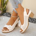 thumbnail image 6 of Admvng Shoes For Women Fashion Casual Round Head Comfy Sandals Beach Casual Sandals Shoes 36-43, 6 of 9