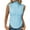 Light Blue, variant on Inleife Women's Summer Sleeveless Knit Round Neck Slim Neckless Tank Top