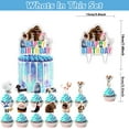 thumbnail image 4 of 32 Pcs For The Secret Life of Pets Movie Theme Birthday Party Decoration Set,Includes 5*3ft Birthday Backdrop,13 Cupcake Toppers,and 18 Balloons Party Supplies for Celebrations, 4 of 5