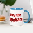 thumbnail image 3 of CafePress - Obey The Capybara Mug - 11 oz Ceramic Mug - Novelty Coffee Tea Cup, 3 of 4