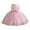 Pink, variant on Girls' Dresses Sleeveless Flowers Jacquard Elegant Full Length Bowknot Tutu Dresses Toddler Girl Dress Pink 18-24 Months