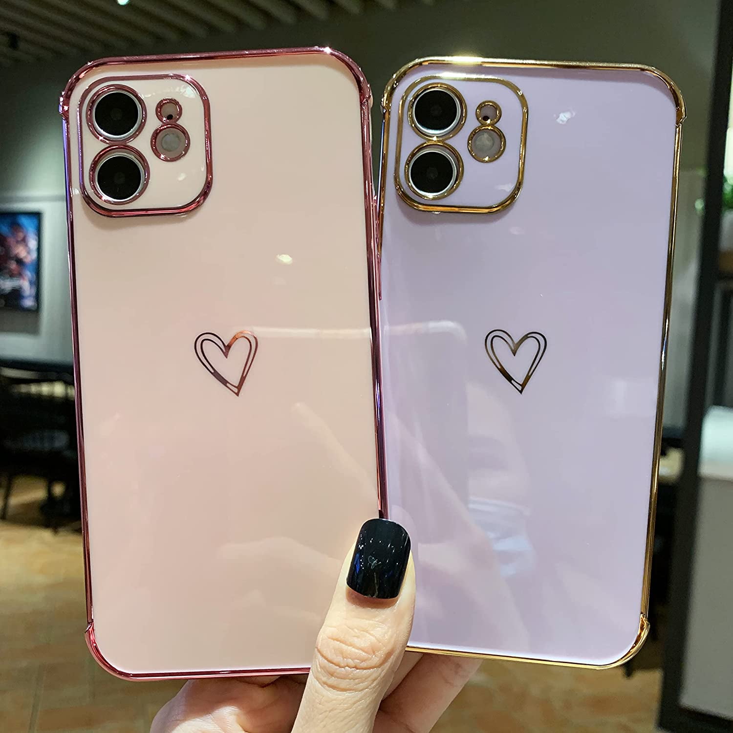 IBAOLEA Compatible with iPhone 12 Case Cute, Soft Tup Phone Cases