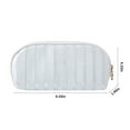 thumbnail image 3 of Aihimol Striped Cosmetic BagTranslucent Cosmetic Bag, Cosmetic Bag Portable Travel Bag, Hangable Portable, 3 of 8