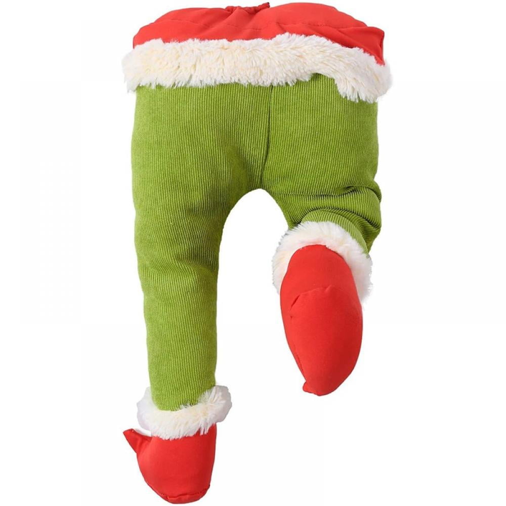 Grinch Christmas Tree Decoration Elf Head arms And Legs For Christmas 