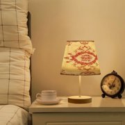 BZSMCE Table Lamp Creative Rose Garden Elegance Pattern Simple Pattern Night Light