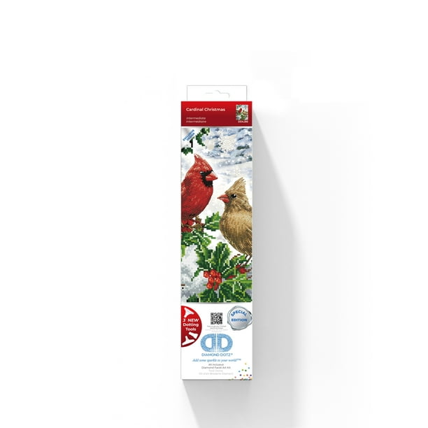 DIAMOND DOTZ® Cardinal Christmas Special Edition Diamond Painting