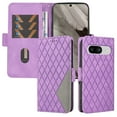 thumbnail image 2 of TECH CIRCLE Flip Wallet Case for Google Pixel 8 6.2" 2023,Premium PU Leather Full Protection Magnetic Clasp Folio Flip Kickstand ID Credit Card Slots Shock Absorption Wallet Phone Case,Purple, 2 of 10