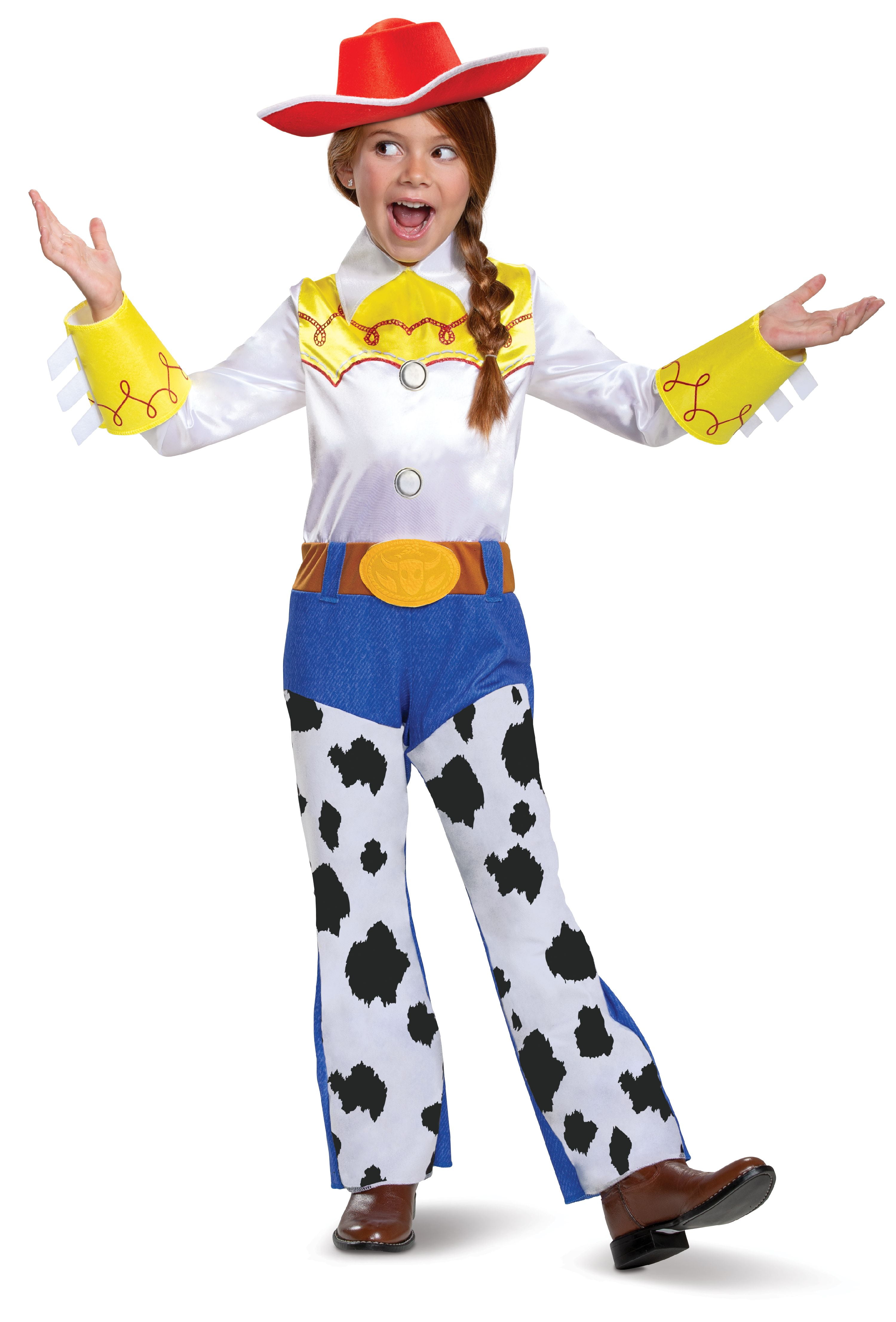 Disguise Toy Story Jessie Classic Girl's Halloween Fancy-Dress Costume for Child, Toddler 3T-4T