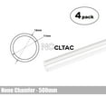 thumbnail image 2 of Bitspower None Chamfer Crystal Link Tube, 14mm OD, 500mm, Clear, 4-pack, 2 of 2