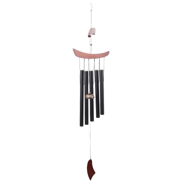 Campanas de viento de tubos, 5 tubos Campanas de viento de metal colgantes Campanas de viento Máxima confiabilidad