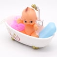 thumbnail image 3 of Juego de baño Sunnimix muñeca Electrónica con bañera de trabajo Real, 3 of 8