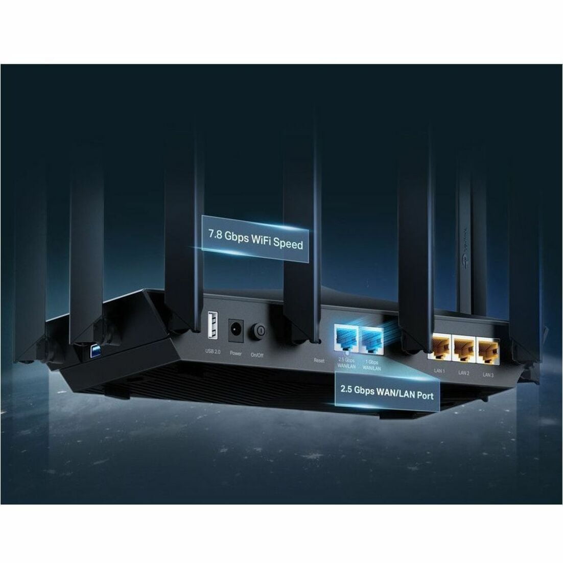 TP-Link Archer AXE95 Wi-Fi 6E IEEE 802.11 a/b/g/n/ac/ax Ethernet Wireless Router