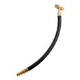 thumbnail image 1 of Almencla Generic Tire Inflator Hose Adapter Air Pump Extension Tube Hose, Portable Repair Tools Inflation Connector for Bikes Cars Black Hose T Shape, 1 of 8