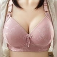 thumbnail image 2 of loopsun Womens Plus Size Bra,Women's Solid Color No Steel Ring Push Up Breathable Underwear Daily Bra, 2 of 5