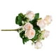 thumbnail image 3 of Simulación de flor de rosa artificial de 9 cabezas, decoración floral, ceremonia de boda, ramo de flores falsas, champán Jumpingount HA8171-02B, 3 of 6
