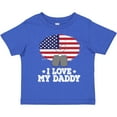 thumbnail image 3 of Inktastic I Love my Daddy Military Son Daughter Boys or Girls Toddler T-Shirt, 3 of 5